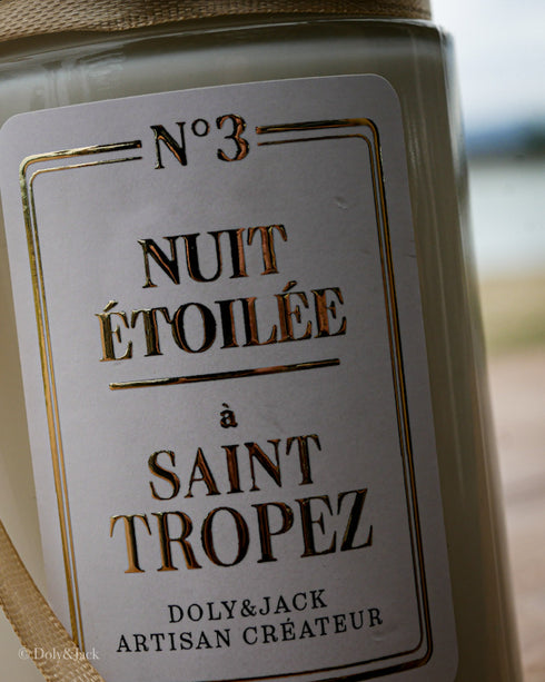 Bougie Nuit Étoilée à Saint-Tropez